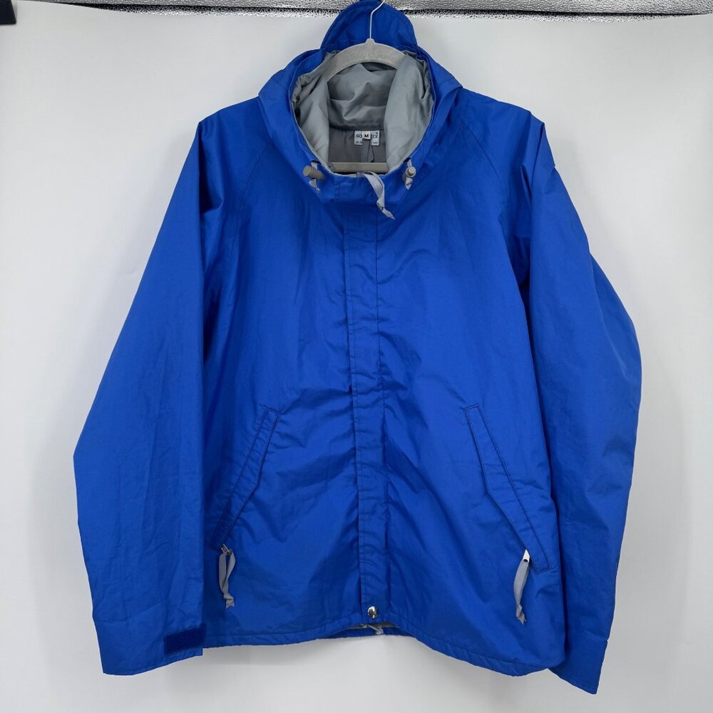 Vintage Marmot Mountain Works Men's Blue Rain Jacket Parka Gore-tex Size medium